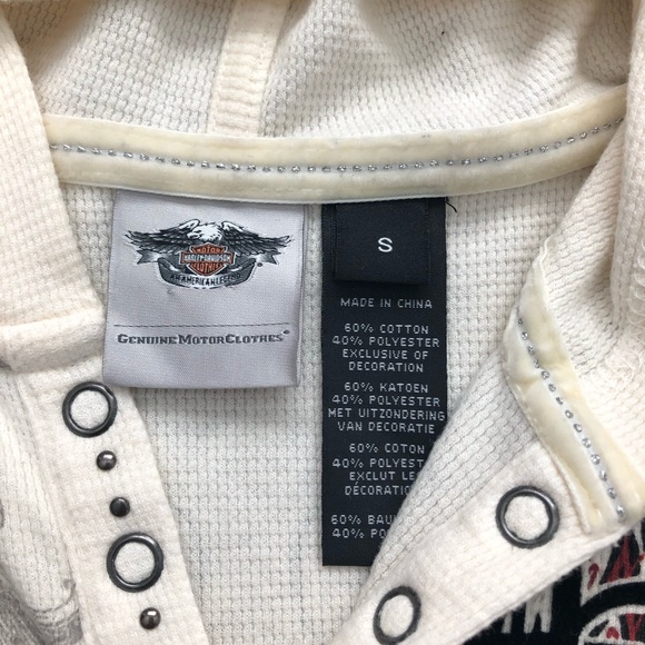 🔥🔥Harley-Davidson long sleeve thermal with rhinestones - Picture 6 of 9